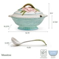 thumbnail image 2 of Fitz and Floyd Meadow Soup Tureen with Ladle, 2 of 12