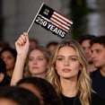 thumbnail image 5 of 250 Anniversary USA Small Stick Flags 250 Year American Anniversary Flag Handheld Flag 250 Anniversary USA Flag 1776 Flag for Room House Welcome Lawn Backdrop Parade(1pcs, 5"×8"), 5 of 5