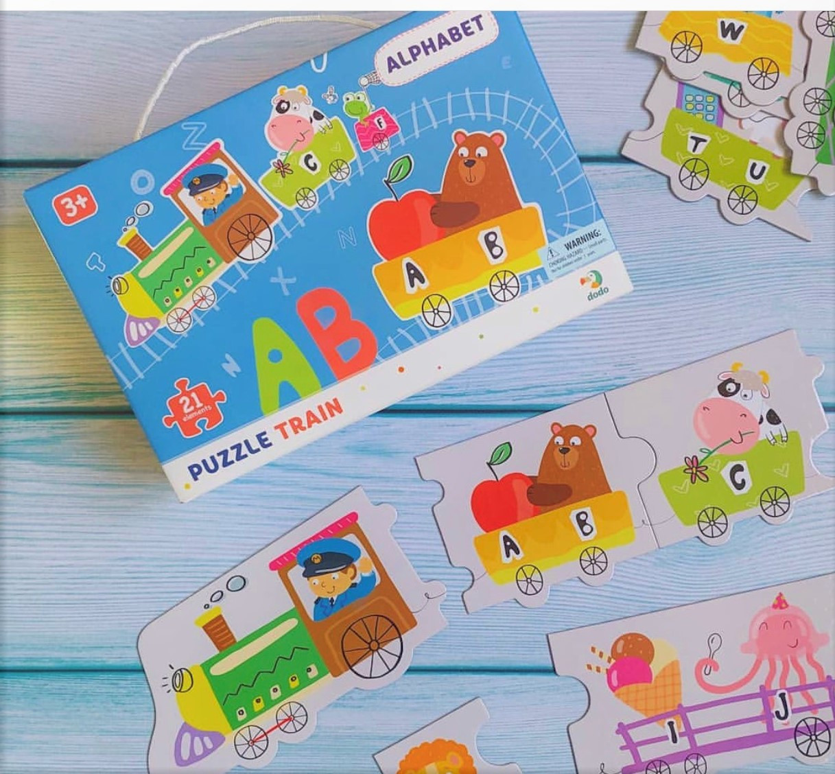 alphabet train floor puzzle