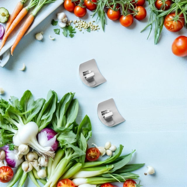 ADDHAT 6Ud Protector De Dedos Para Cocina En Acero Inoxidable Con Ajuste Cómodo Y Protección Resistente