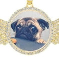thumbnail image 3 of Classic Picture Neck for Men Women Copper Angel Wing Photo Chain Pendant for, 3 of 10