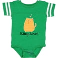 thumbnail image 3 of Inktastic Kitty Lover Orange Tabby Cat Girls Baby Bodysuit, 3 of 5