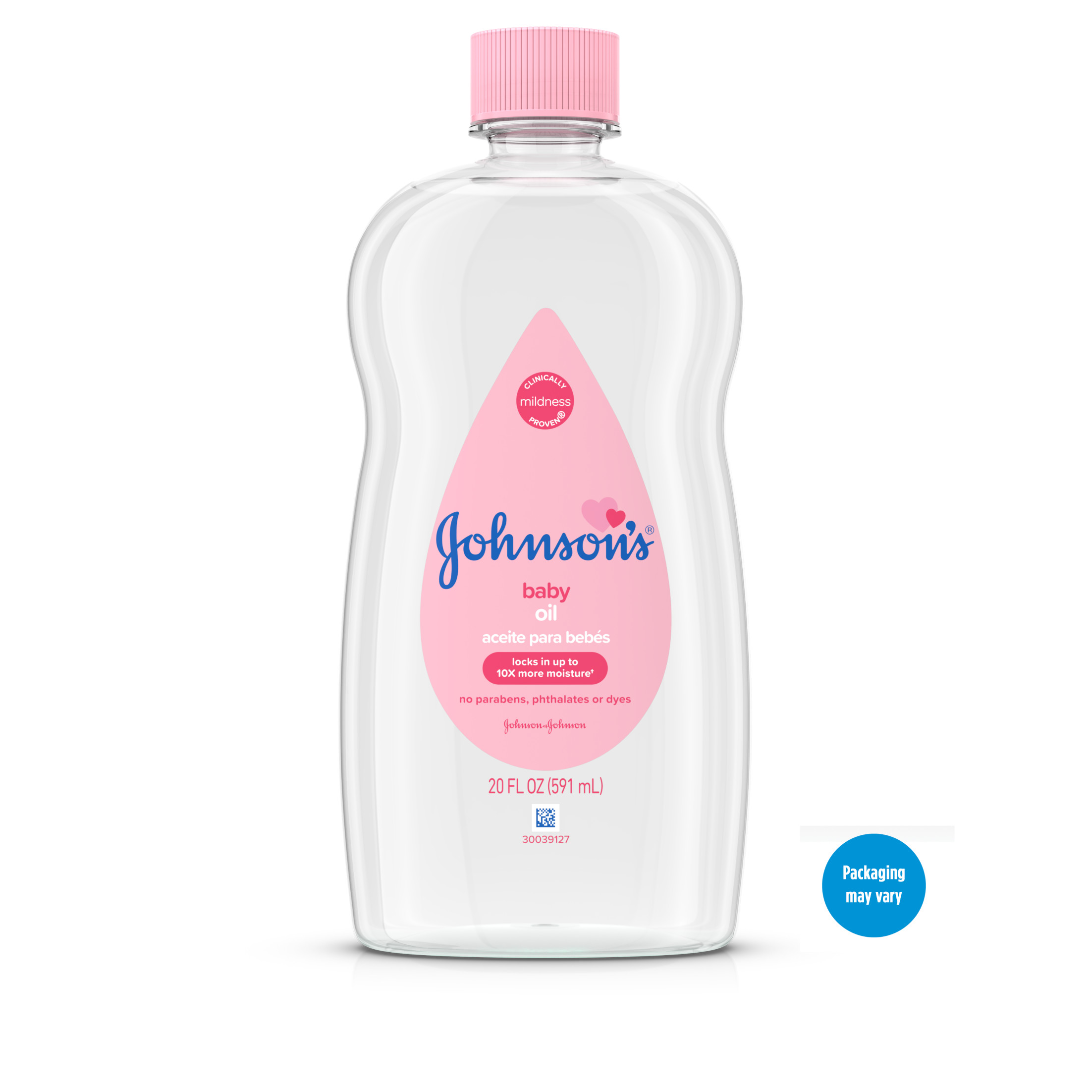 Johnson's Baby Oil, Body Moisturizing Oil for Baby Massage, 20 oz - image 3 of 10