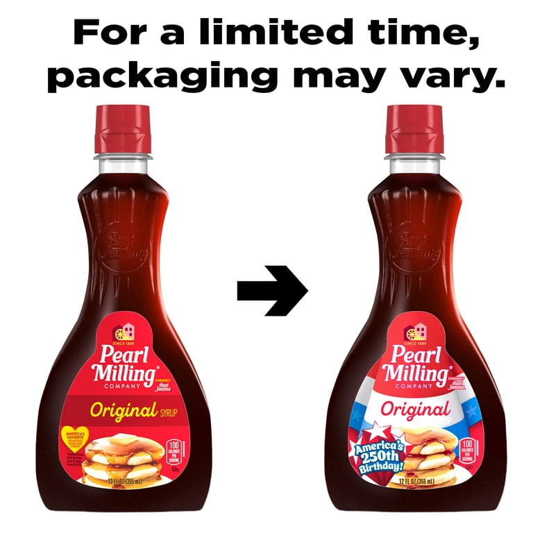 Pearl Milling Company Original Syrup, 12 fl oz Bottle, Classic