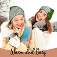 thumbnail image 4 of Kdxio Dandelion Flower In The Meadow Winter Beanie for Men Women Beanie Knit Hat Cuffed Cap Beanie Knit Chunky Snow Cap, 4 of 6