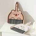 thumbnail image 4 of WUXIAB Cute Compact Broom Dustpan Combo,Handheld Mini Cleaning Tool,Desktop Keyboard Sweeper,Pet Cage Debris Cleaner,Lightweight Dust Pan Brush,Portable Hand Broom Set,Compact Debris Sweeper, 4 of 7