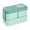Green-35.5oz, variant on TUITOONM Double Layer Bento Box Set with Fork and Spoon, Microwave Safe Lunch Container, Minimalist Design for Office, educational settingand Organized Meals 35.5oz