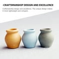 thumbnail image 6 of ADDHAT 1 Set Lifelike Artificial Ceramic Vase Models for Landscape, Home Decor, Office Decoration, and Craft Projects, 6 of 8
