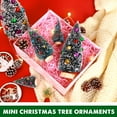 thumbnail image 3 of Ayieyill 5Pcs Artificial Mini Christmas Tree Mini White Christmas Tree with Colorful Beads - Small Christmas Tree Christmas Bottle Brush Trees for Christmas Decorations Indoor, 3 of 8