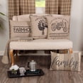 thumbnail image 4 of VHC Brands Sawyer Mill 22x14in Rectangular Throw Pillow, Family, Charcoal, 4 of 5