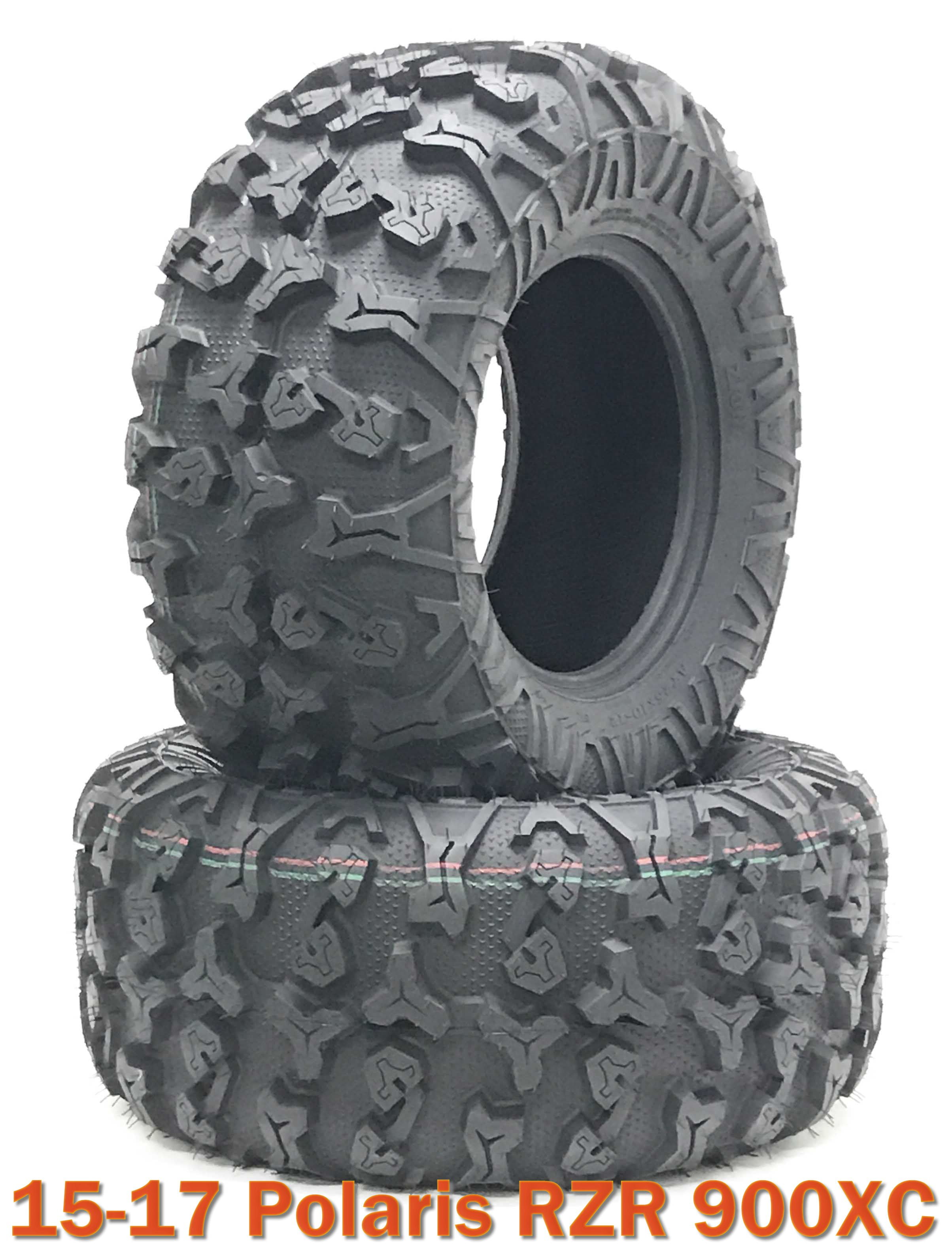 1517 Polaris RZR 900XC ATV Front Tire Set 27x9R14 8PR Radial