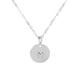 thumbnail image 1 of Guardurnaity Collar con colgante de letra para mujer, cadena ajustable Vintage de aleación con forma redonda del alfabeto, cadena para el cuello, Ropa, zapatos y accesorios Miscelánea Blanco letra M, 1 of 6