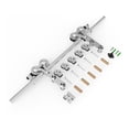 thumbnail image 1 of TSMST 4FT-8FT Stainless Steel Sliding Barn Door Hardware Kit 122cm-240cm Rail System Industrial Track T/Y/L Roller ,Easy to Install, 1 of 6