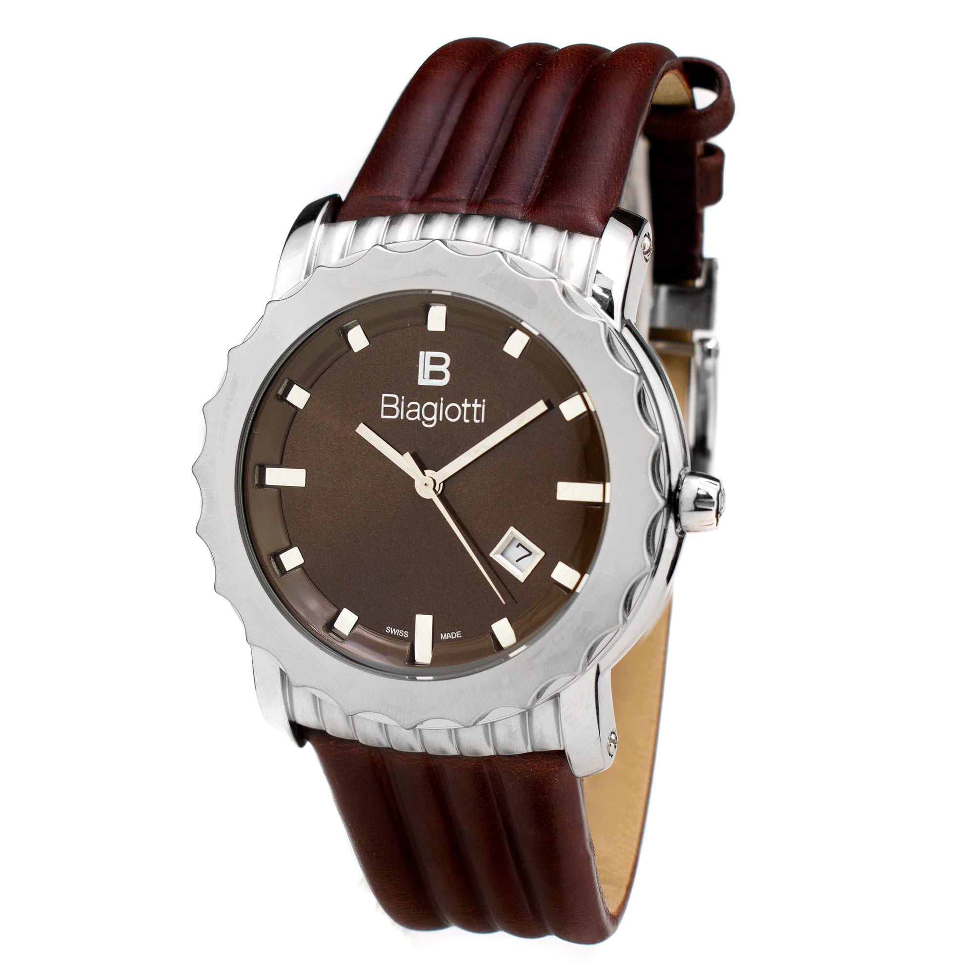 Laura Biagiotti WATCH LAURA BIAGIOTTI STAINLESS STEEL BROWN BROWN MAN