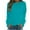Blue, variant on Herrnalise Womens Fashion Womens Sweatshirt Fashion Women's Casual Long Sleeve Round Neck Ladies Sweatshirt Tops Blouse Fall clothes for Womens 2XL
