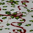 thumbnail image 2 of Tektrum 60 X 120 inch 60"X120" Rectangular Seasonal Christmas Ribbons Engineered Printed Tablecloth Table Cover - Wrinkle Free - Great for Banquet, Parties, Dinner, Kitchen, Restaurant, Wedding, 2 of 4
