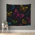 thumbnail image 2 of Balery Butterfly Pattern Tapestry 60x51 Inches - Large Wall Hanging Tapestry for Bedroom, Living Room, Dorm Decor - Artistic and Aesthetic Room Decor, 2 of 9