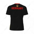 thumbnail image 4 of Exclusive design Germany Flag Flag Grain 3D Printed Men For Running Bike Soccer Tennis Fitness Sports tshirt Mesh Short T-shirt, 4 of 10