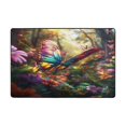 thumbnail image 2 of Non-Slip Area Rug 36"x24" Indoor Washable Floor Mats Carpet Printed for Living Room, Bedroom, Home Decor Colorful Butterfly Scene, 2 of 7