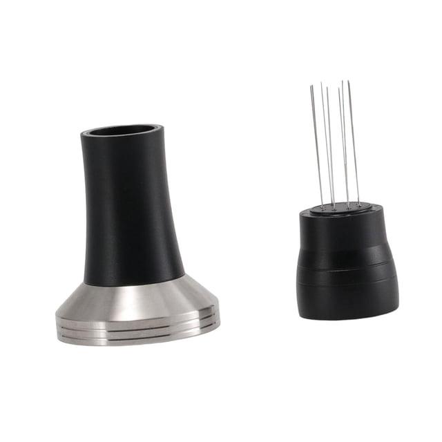 Tamper de café perfecl de mano 51 mm negro
