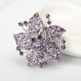 thumbnail image 6 of Ayyufe Badge Pin Elegant Creative Flower Shaped Flower Brooch for, 6 of 7