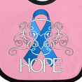 thumbnail image 4 of Inktastic Hope-Colon Cancer Awareness Boys or Girls Baby Bib, 4 of 4