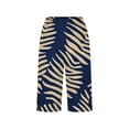 thumbnail image 5 of Uaswgudfs Women's Floral Printed Bermuda Shorts - Loose Fit Side Slit with Pockets Casual Summer Shorts, 5 of 5