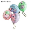 thumbnail image 2 of opvise Rock Paper Scissors Funny Toy Keychain Egg Shaped Morra Game Hanging Key Holder Random Color, 2 of 8