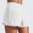 thumbnail image 6 of ZyeKqe 2 in 1 Workout Shorts for Womens High Waisted Athletic Gym Running Yoga Shorts with Pockets, 6 of 7