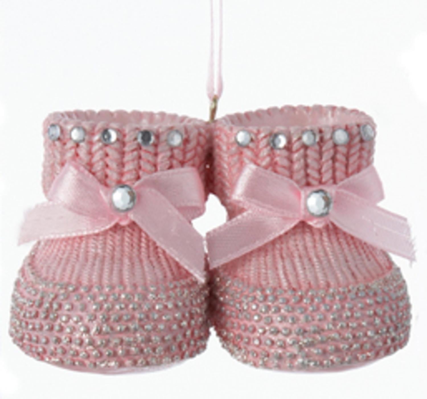 baby shoes christmas ornament