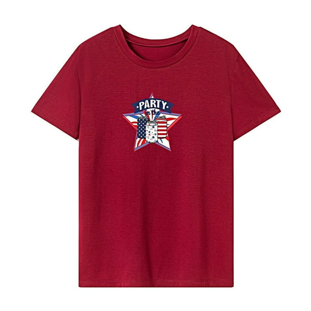 Camiseta para Mujer Salvador Verano Cómoda Cuello Redondo L