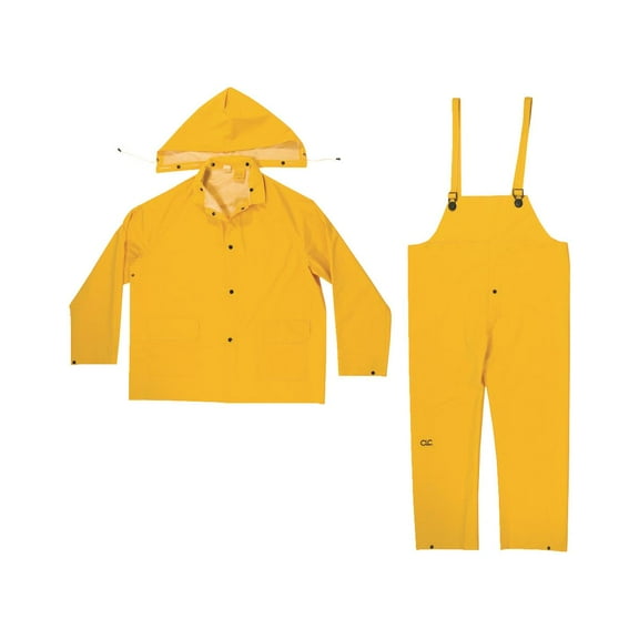 West Chester 3XL 3-Piece Yellow PVC Rain Suit