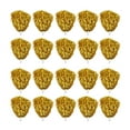 thumbnail image 2 of 20 pompones de animadoras de PET duraderos de color puro con mango de 3,3 pulgadas para fiestas deportivas, espectáculos en el escenario, color dorado, 2 of 15