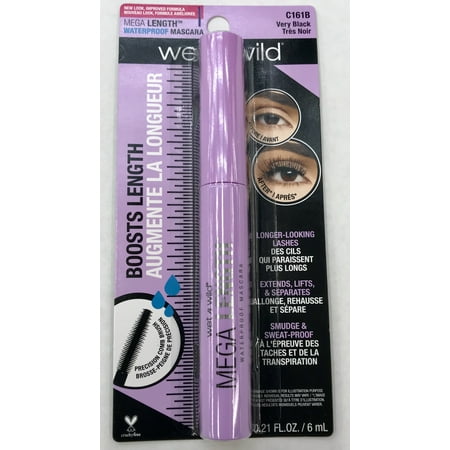 Wet n Wild Mega Length Waterproof Mascara 0.21 fl oz
