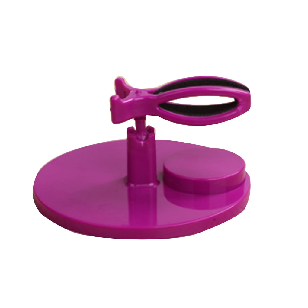 Nail Polish Bottle Holder ABS Plastic Hand Free Manicure Paint Glue