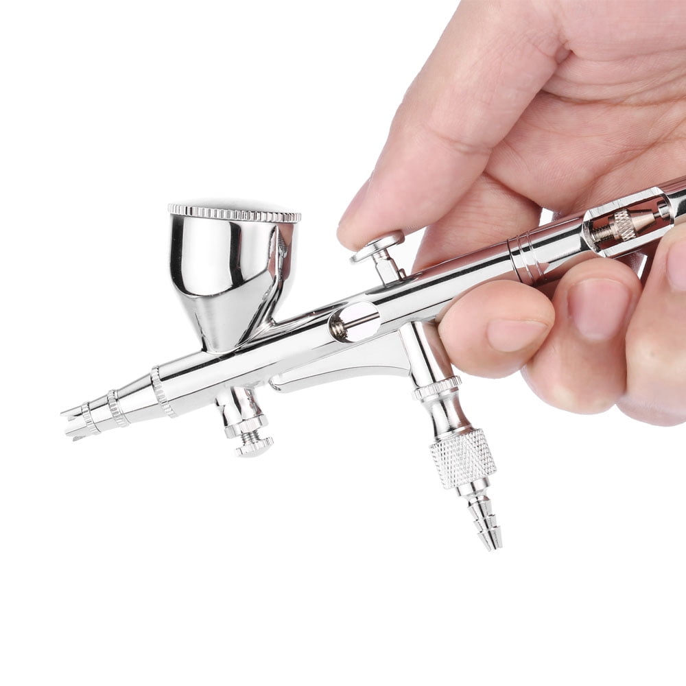 Airbrush,Airbrush Set Feed Dual Airbrush Nail Tool Feed Airbrush Par Pour Model Air 0.2mm 9cc Brush Nail Paint Spray 0.2mm Uteam À Alimentation Peinture De Brush Pour Peinture Tattoo Paint