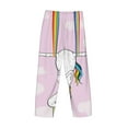 thumbnail image 5 of Daiia Aerial Yoga for Unicorn Men's Sleep Pant with Pockets and Drawstring,Pajama Pants-XX-Large, 5 of 9