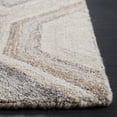 thumbnail image 3 of SAFAVIEH Abstract Benton Geometric Wool Runner Rug, Natural/Gray, 2'3" x 8', 3 of 11