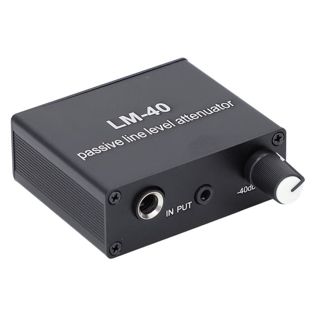Atténuateur de Niveau de Ligne Passive, Atténuateur Passif Robuste Performance Compacte Alliage d'Aluminium Multifonctionnel pour Salle de Conférence