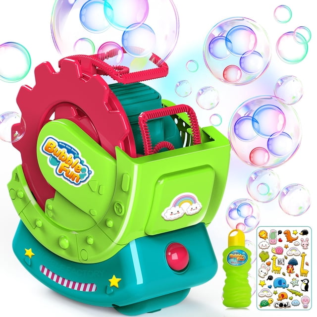 Máquina de burbujas que hace sonreír a los niños con más de 6000 burbujas