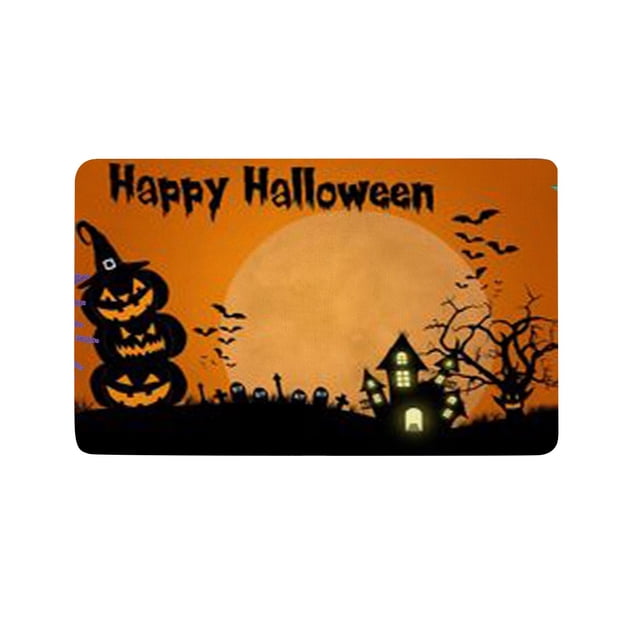 Halloween Doormat Blanket Welcome Home Front Door Decorations Halloween Decor