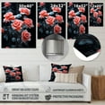 thumbnail image 4 of Designart "Pink Flowers Coral Charm" Floral Metal Wall Art, 4 of 5