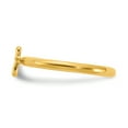 thumbnail image 4 of Stackable Expressions Sterling Silver Gold-plated Cross Ring, 4 of 8