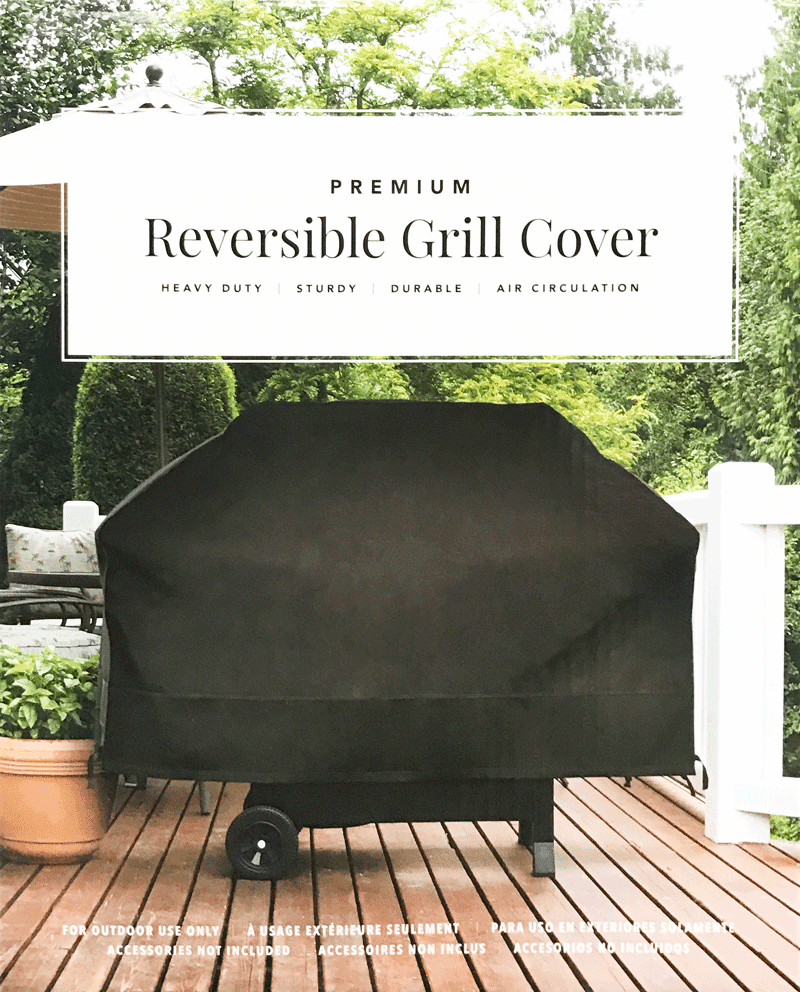 Premium Heavy Duty Reversible Grill Cover Ventilation TPU Liner NEW