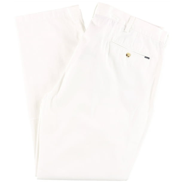Ralph Lauren Mens Classic Suffield Casual Chino Pants white 33x30 