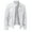 White, variant on Men Leather Zip up Jacket, Stand Collar Motorcycle Jacket Long Sleeve Windproof Outwear Coat Gray 5XL