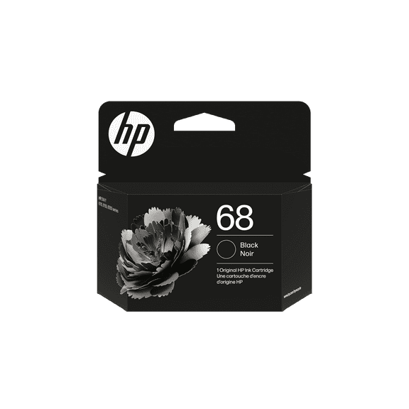 HP 68 Black Original Ink Cartridge, ~160 pages, 7FP21TN