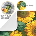 thumbnail image 2 of Dish Drying Mat Kitchen Pad Large Counter Absorbent Dish Mats Drainer Bright Yellow Sunflowers, 2 of 8