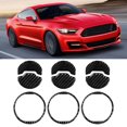thumbnail image 1 of 9 Piezas Adorno para Cubierta de Ventilación Ajuste de Ventilación de Aire de Fibra de Carbono Izquierda del Lado del Conductor para Ford Mustang 2015 2016 2017 Unbranded QC25184, 1 of 7