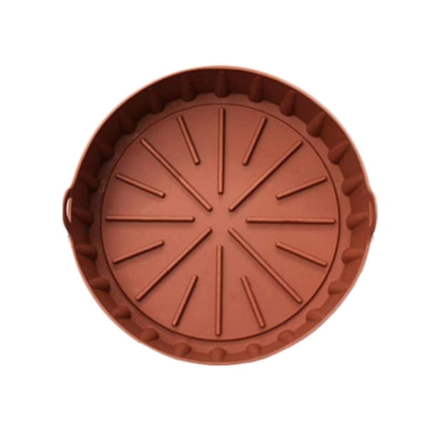 Cesta para freidora de aire de silicona, olla de silicona para hornear, cesta antiadherente extraíble para parrilla de cocina, Chip antiadherente, apto para lavavajillas